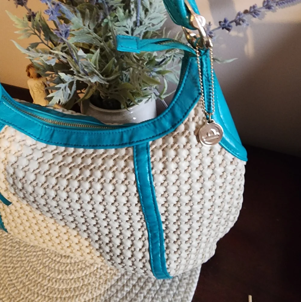 Big Buddha® Woven Hobo Shoulder Bag
